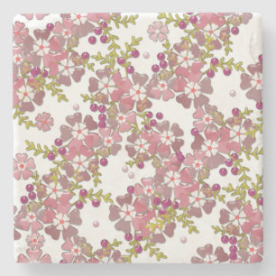 Schöne Blume Steinuntersetzer