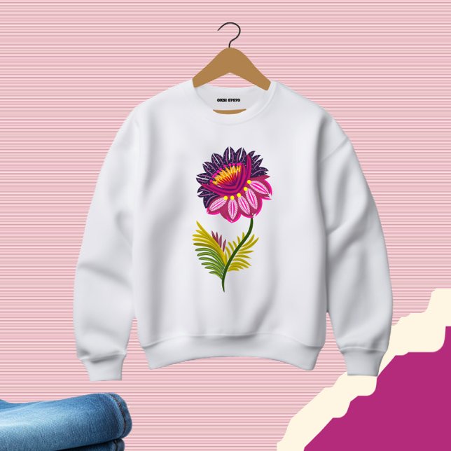 Schöne Blume Sweatshirt (Von Creator hochgeladen)
