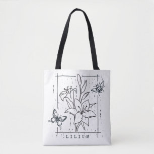 Schöne Blume Tasche