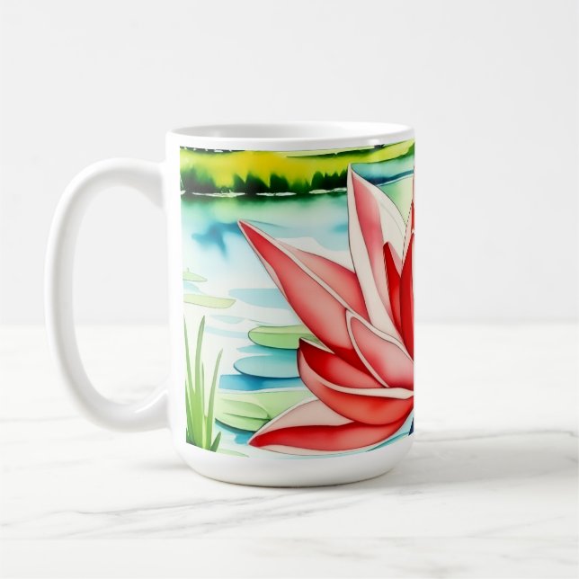 Schöne Blume Tasse (Links)