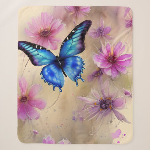 Schöne Blume und Schmetterling Sherpadecke