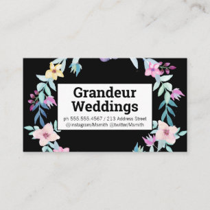 Schöne Blume Visitenkarte