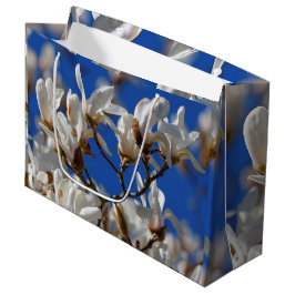 Schöne Blume von White Magnolia Sargentiana Große Geschenktüte
