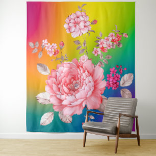 Schöne Blume Wandteppich