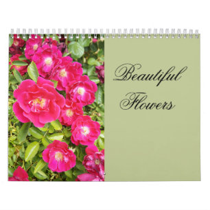 Schöne Blumen Blumenkalender Kalender