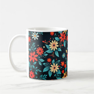 Schöne Blumen Blumenmuster-48965 Kaffeetasse