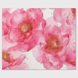 Schöne Blumen Geschenkpapier