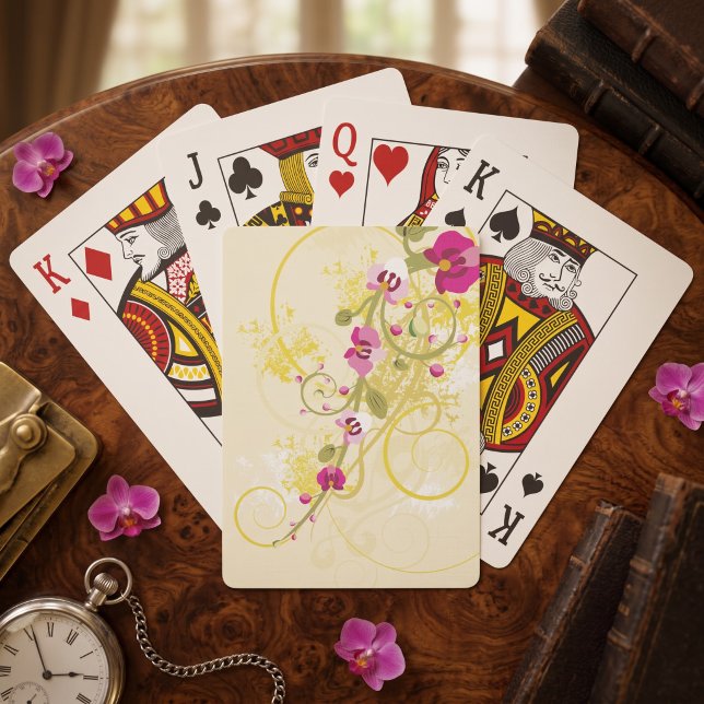Schöne Blumen Spielkarten (Von Creator hochgeladen)