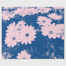 Schöne Blumenbilder auf Geschenkpapier
