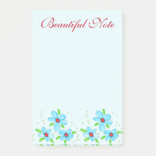 Schöne Blumenbüros Post-it Klebezettel