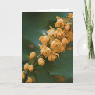 Schöne Blumenfotografie leere Karte