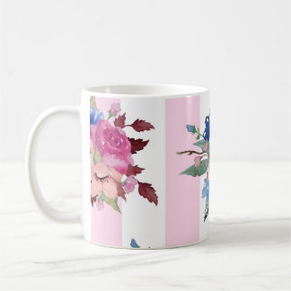 Schöne Blumengestaltung Kaffeetasse