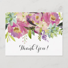 schöne Blumenkarte Postkarte