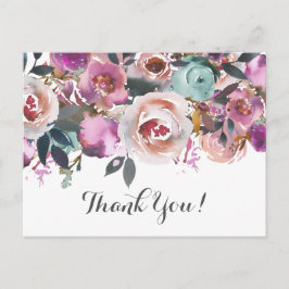 schöne Blumenkarte Postkarte