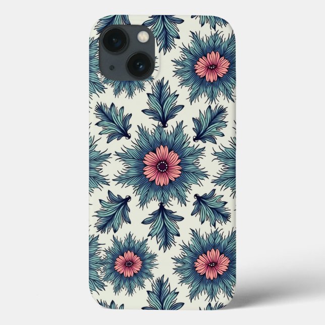 Schöne Blumenkoffer Case-Mate iPhone Hülle (Rückseite)