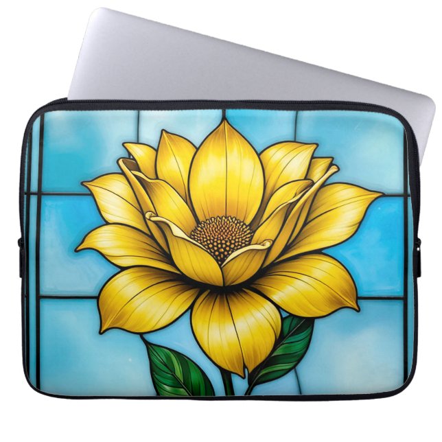 Schöne Blumenkomposition Laptopschutzhülle (Vorderseite)