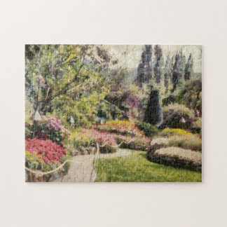 Schöne Blumenlandschaft