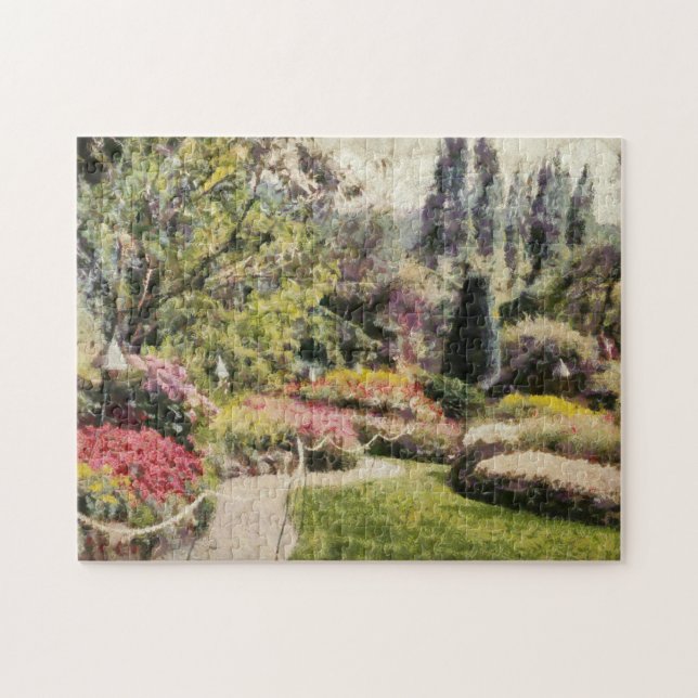 Schöne Blumenlandschaft (Horizontal)