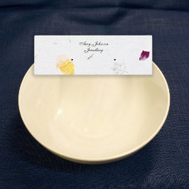 Schöne Blumenpapiere Ohrringe Display-Karten Mini Visitenkarte