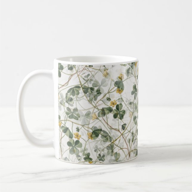 Schöne Blumenpflanze  Kaffeetasse (Links)