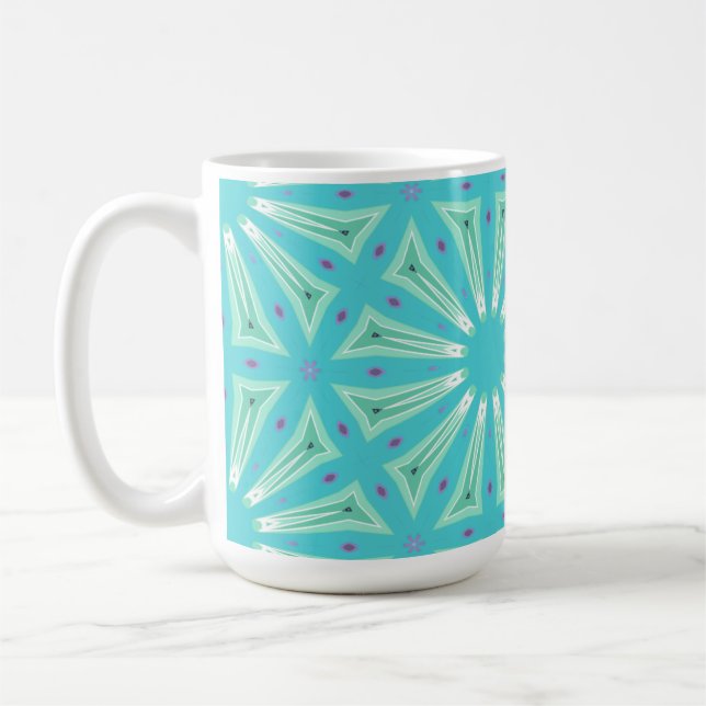 Schöne Blüten Kaffeetasse (Links)