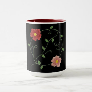Schöne Blüten Tasse