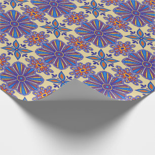 Schöne Boho Talavera Fliese Geschenkpapier
