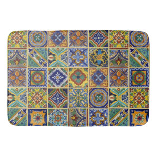 Schöne Boho Talavera Tiles Badematte