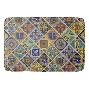 Schöne Boho Talavera Tiles Badematte