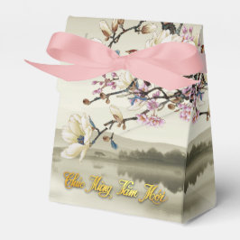 Schöne bokolische Szene Frühling Vietnams Neujahr  Geschenkschachtel