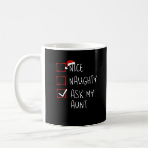 Schöne Böse Frag Meine Tante Weihnachtsliste Xmas Kaffeetasse