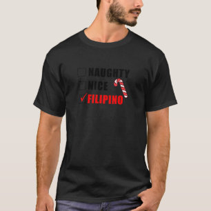 Schöne böse philippinische Zuckerrohr-Weihnachtsma T-Shirt