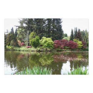 schöne botanische Gärten im Sommer Fotodruck