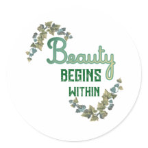 Schöne botanische Typografie