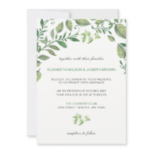 Schöne botanische Vegetation Hochzeit