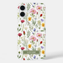Schöne botanische Wildblumen Name
