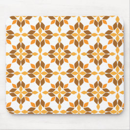 schöne braune Blume Blütenmuster Mousepad