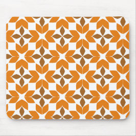 schöne braune Blume Blütenmuster Mousepad