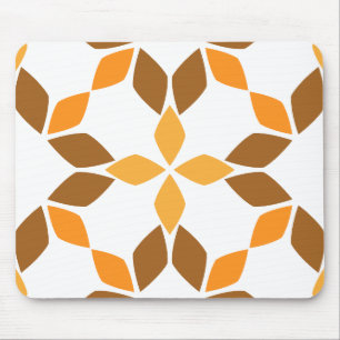 schöne braune Blume Blütenmuster Mousepad