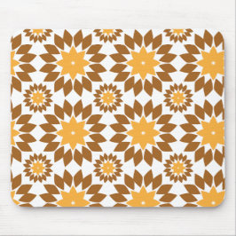 schöne braune Blume Blütenmuster Mousepad