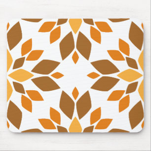 schöne braune Blume Blütenmuster Mousepad