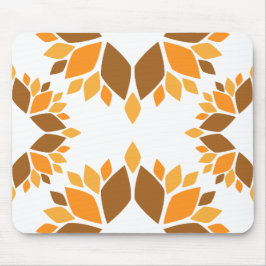 schöne braune Blume Blütenmuster Mousepad