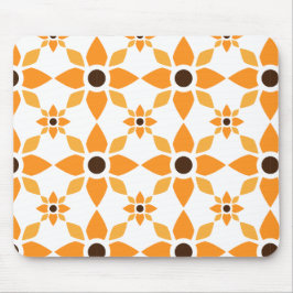 schöne braune Blume Blütenmuster Mousepad