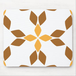 schöne braune Blume Blütenmuster Mousepad