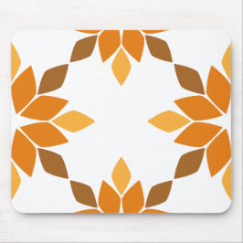 schöne braune Blume Blütenmuster Mousepad