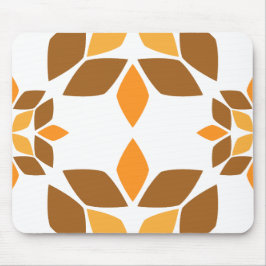 schöne braune Blume Blütenmuster Mousepad