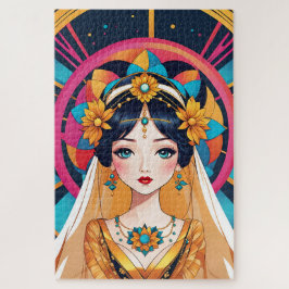 Schöne Braut in der Kunst der Pop Art