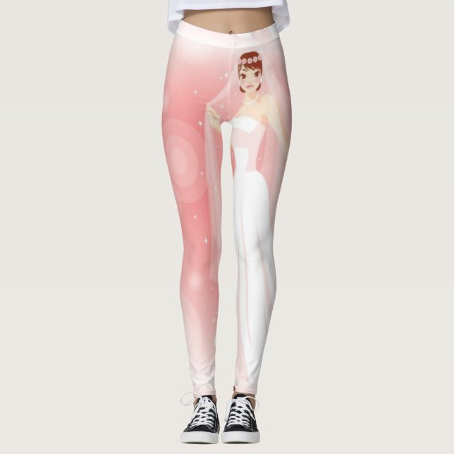 schöne Braut Leggings (Vorderseite)