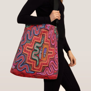 "SCHÖNE BRIGHT PERUVIAN" Print Toag Tragetaschen Mit Langen Trägern