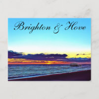 Schöne Brighton und Hove Beach & Sunset